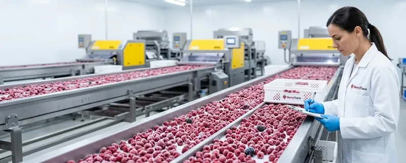 A verified producer of frozen berries